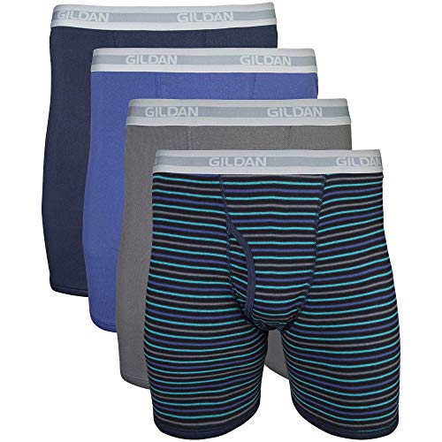 Image of Gildan Men's Underwear Cotton Stretch Boxer Briefs, Multipack