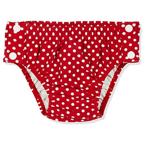 Playshoes UV-Schutz Windelhose Punkte zum Knöpfen, Rot (Rot 8), 74/80