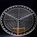 Round Circle Center Finder Compass Tool 300mm/11.8 Inch for Wood Turners Bowls Lathe Work Clear Acrylic for Handicrafts Handmade DIY Furniture Making