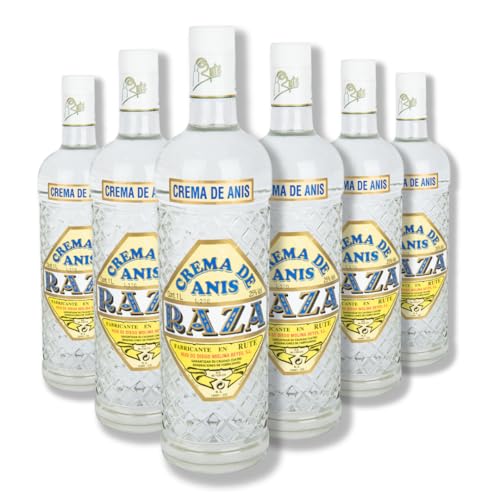 Pack de 6 Botellas de 1L de Licor de Crema de Anis 25º
