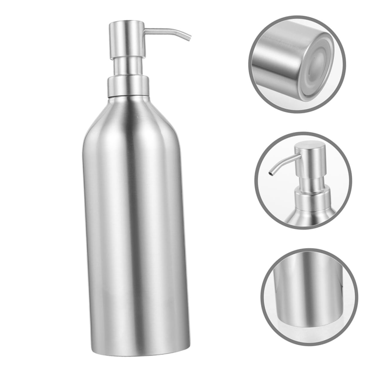 700ml Dispensador Piezas Inoxidable 2 Jabón, de Acero