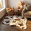 Cow Print - White Brown