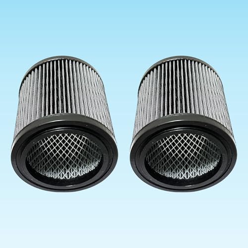 2 Pcs 2023400852 Air Filter Compatible with Quincy Air Compressor 2023-4008-52 2023400859 S1027 P05051A 51291, High-Efficiency Pleated Air Filter Element Replacement Part