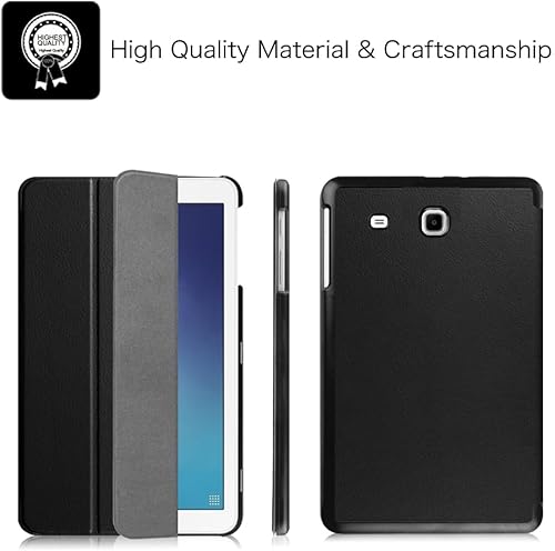 Miniatura 9 de Fintie - Funda delgada para Samsung Galaxy Tab E 96 función atril ultra ligera color negro