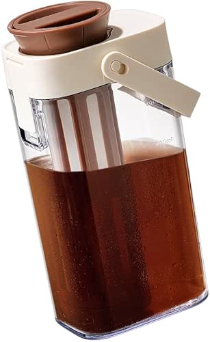Cold Brew Coffee Maker, 1L/35oz Portable & Durable Iced Tea