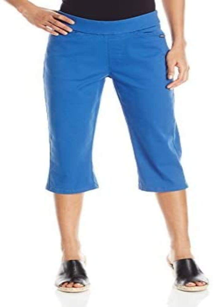 Women's Flat-Waist Pull-On Capri Pant