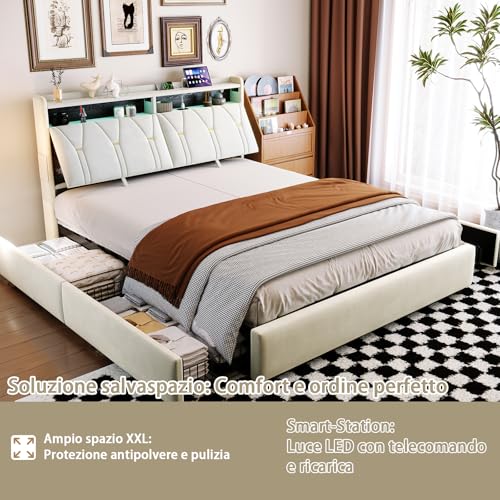 NFHVlo Letto Matrimoniale Multifunzionale