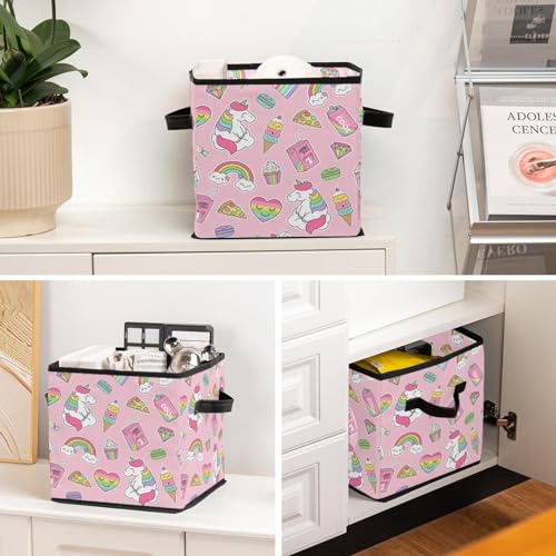 Cube de rangement pliable pour éliminer le désordre des jouets - 6