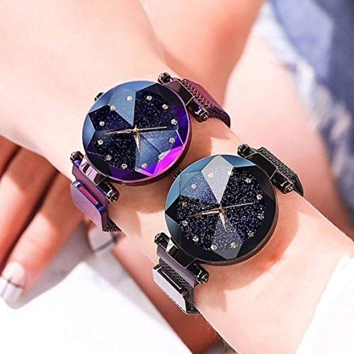 Image of Acnos Premium Casual Black Dial Women's Purple Analogue Watch