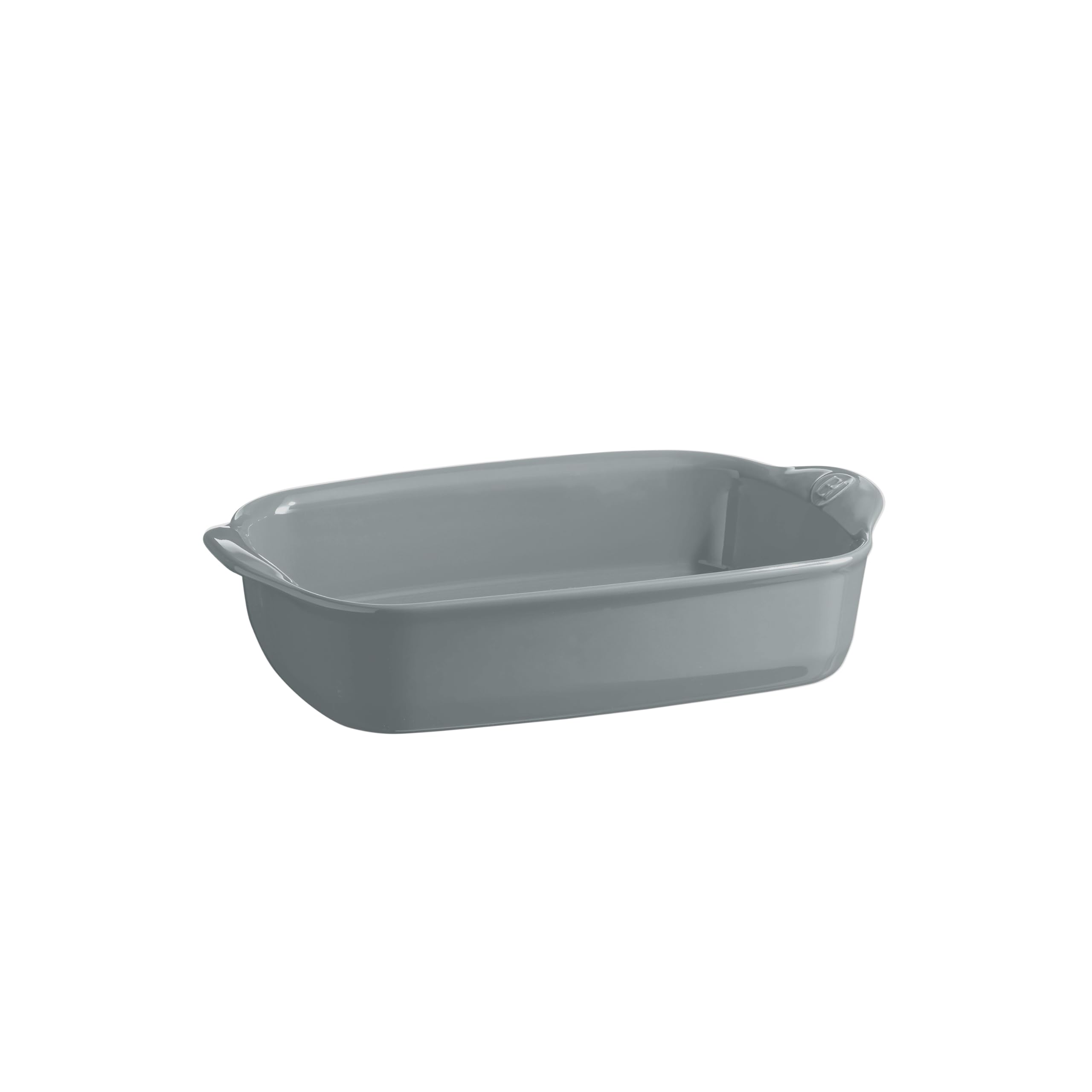 Emile Henry Ultimate Small Rectangular Dish – 2|4 People – High Resistance Ceramic – Homogeneous Cooking and Oven to Table Service – Pearl Colour – Made in France