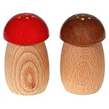 Der Streuer Pilz ist lebendmittelecht geölt/lackiert und somit sofort einsatzbereit.