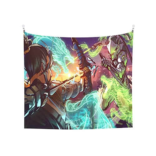 Overwatch �I�[�o�[�E�H�b�` �^�y�X�g���[ �A�j���A���r���O���[���A�x�b�h���[���A���̑��� �p�[�\�i���M�t�g150*130cm