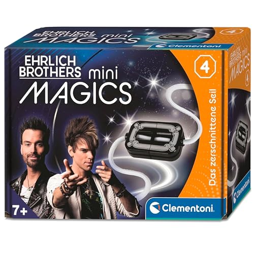 Clementoni Ehrlich Brothers miniMagics Das zerschnittene Seil - Zauberset für Kinder ab 7 Jahren - Zauberbox als Einstieg in die Magie & Illusion - 59390