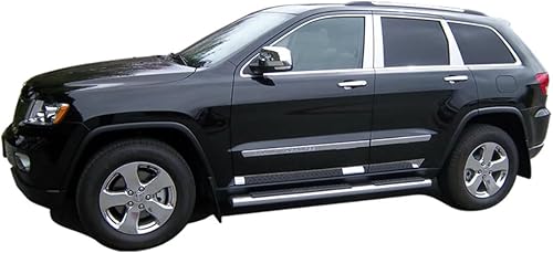 Miniatura 2 de QAA Es compatible con Jeep Grand Cherokee 2011-2020 1 pieza de cubierta de puerta de gas inoxidable GC51080