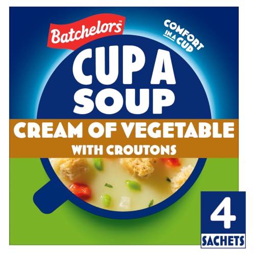 Batchelors Cup a Soup Cream of Vegetable Instant Soup 4 Sachets 122 g