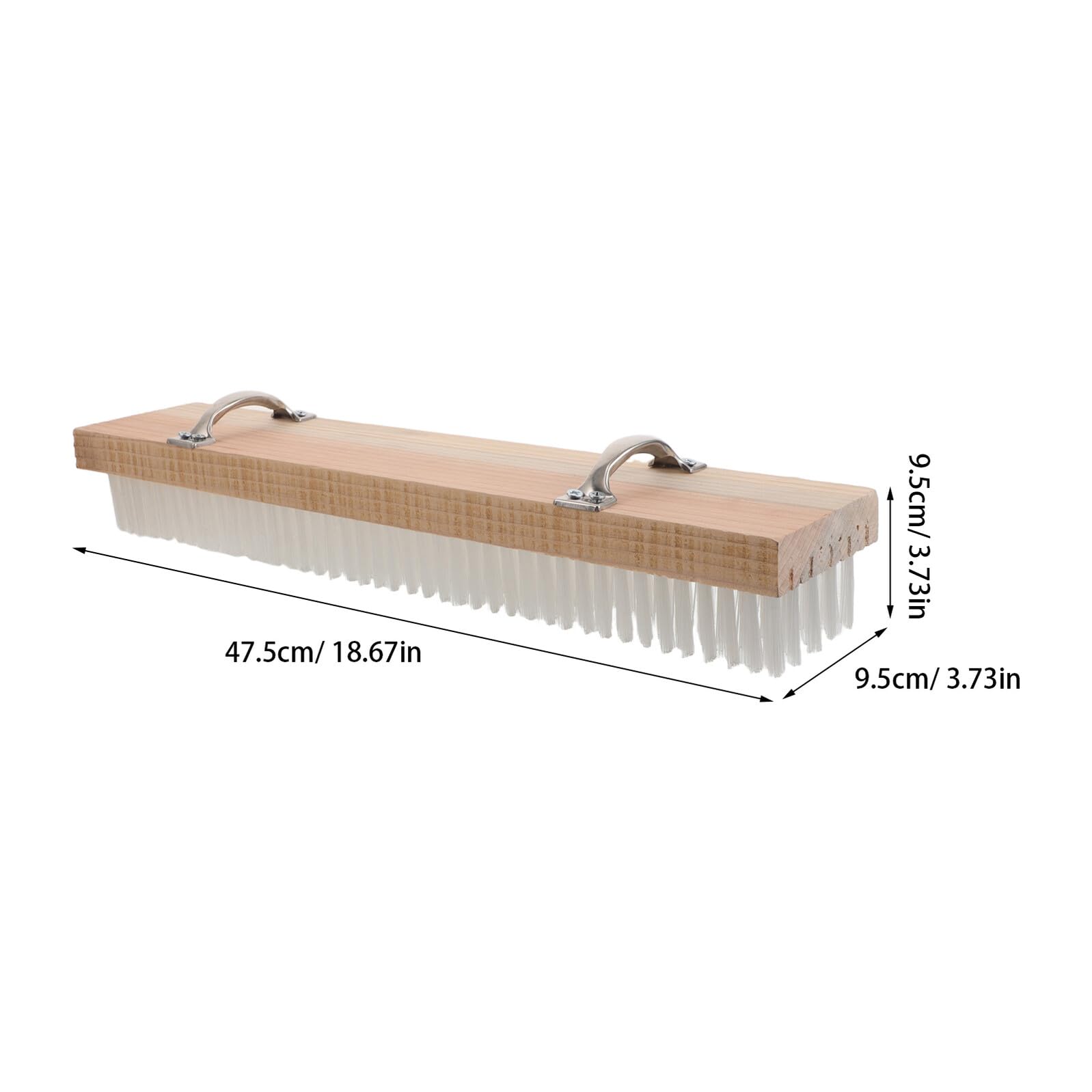 Cepillo de Limpieza para Ranuras Automático 48 Cm X 10 Cm para Escaleras Mecánicas, Herramienta de Mantenimiento Industrial para Suelos Comerciales, Adecuado para Limpieza