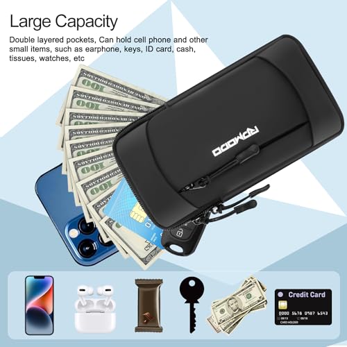 Rdmodo Phone Holder For Running, Large Capacity Arm Band For Phone For Running Walking, Lightweight Armband Cell Phone Holder For Iphone 12 13 14 15 Samsung Galaxy S23 S22 Ultra Under 7.5 Inch thumb #4
