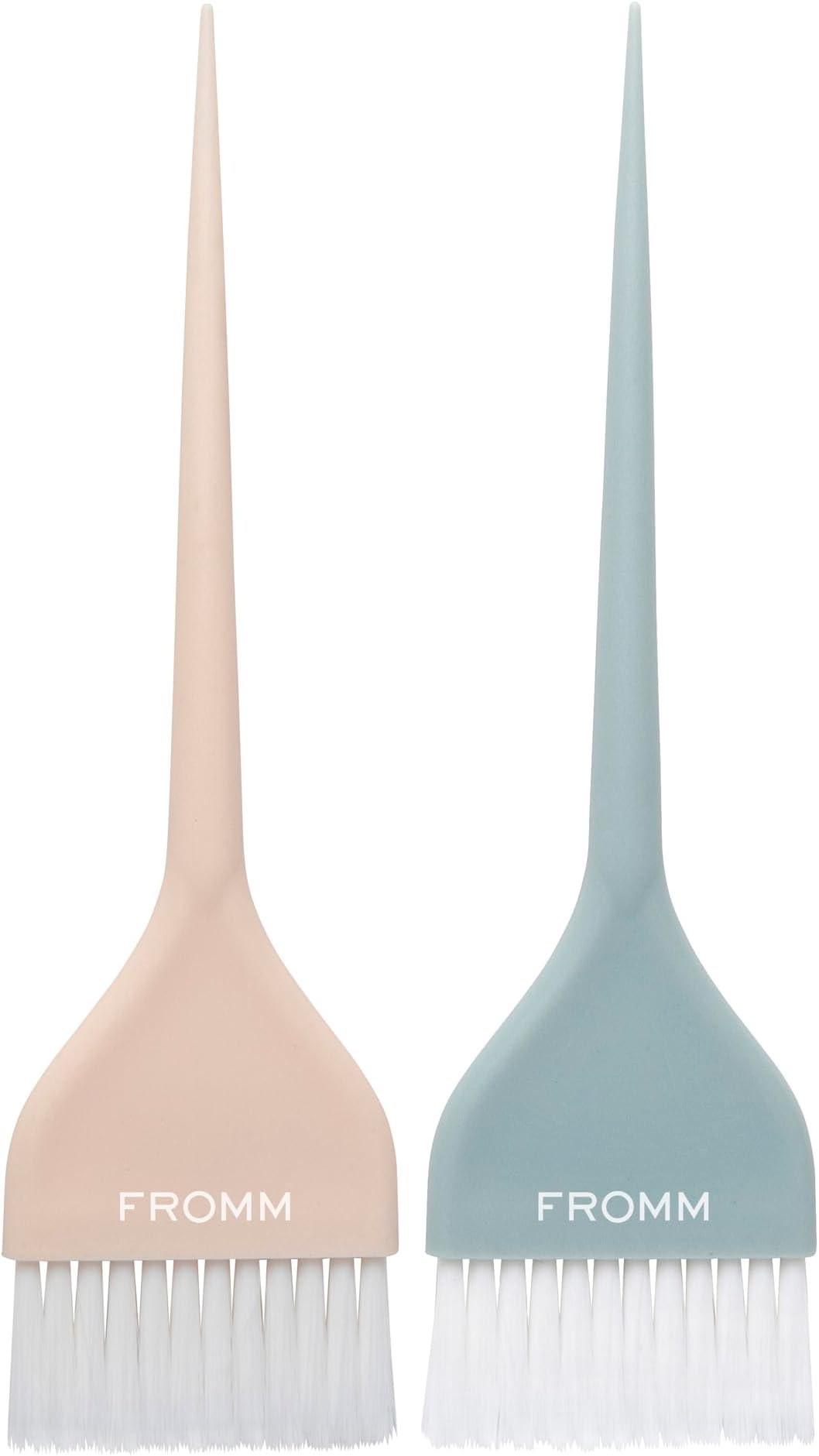FrommColor Studio 2-1/4" Soft Wide Feather Color Brush 2-Pack for Hair Stylist with Tapered Tips for Balayage, Blending, Freehand Painting, All Hair Types