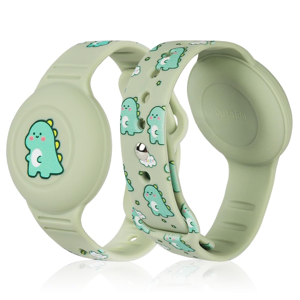 AXFEE Pulsera Compatible con Airtag, 1PCS Pulsera de Silicona para Niños, Funda Protectora Ajustable Antipérdida (Blue Shark, Airtag No Incluido) — view 15