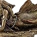 Top Collection Daydreaming Mermaid Statue- Hand-Painted Decorative Thinking Mermaid Sculpture with Antique Bronze Finish Look- 6.75-Inch Collectible Fantasy Figurine