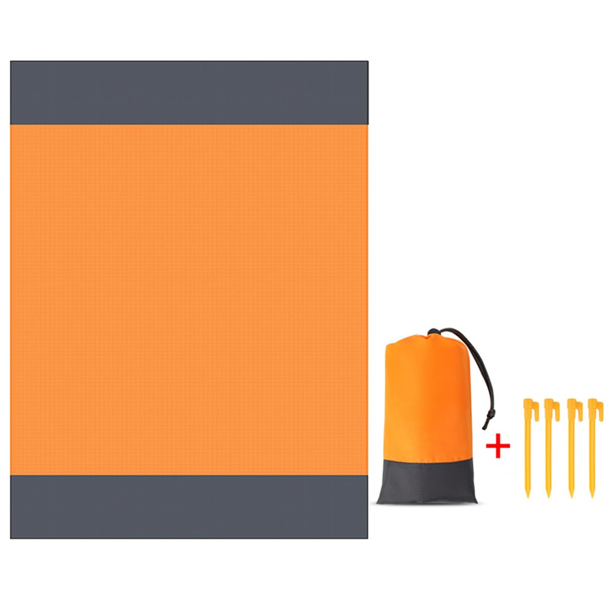 FANSU Stranddecke Wasserdicht 140x200 Cm – Sandabweisend, Leicht & Faltbar | Für Picknick, Camping, Strand & Outdoor