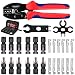 Kohree Solar Crimping Tool for MC4 Cable Connector, with 6pcs Male Female Solar Connector + 2pcs Spanners Wrench + 1pcs Wire Crimper + 1pcs Tool Kit for 2.5/4/6mm² Solar PV Wire