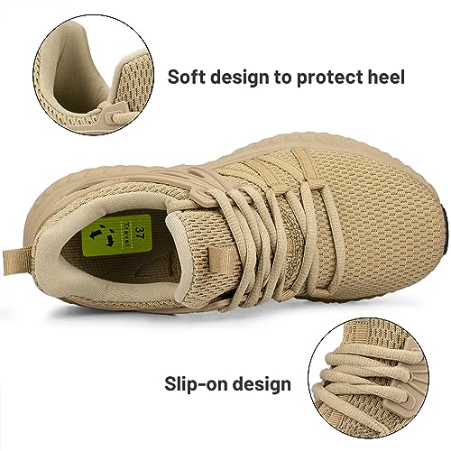 Image of Abboos Womens Slip On Sneakers Women Walking Tennis Shoes Lightweight Casual Sneakers for Gym Travel Work