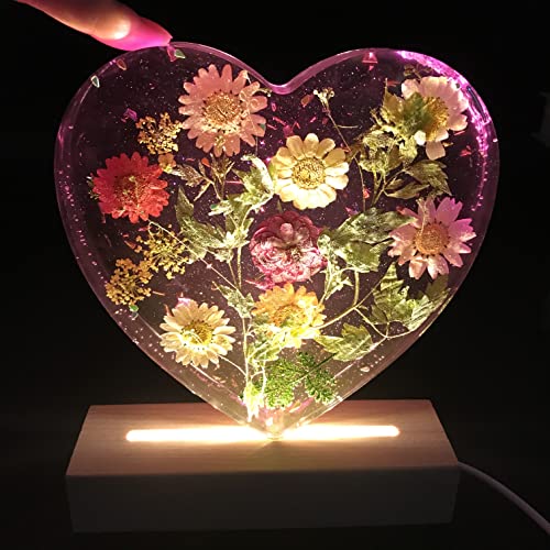 3D Heart Shaped Silicone Mold for Resin Large 6-Inch