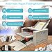 BEILOCKERY Automatic Paper Folding Machine, Electric Paper Folder with 2 Trays, Fold Sizes 2x3in to 12x27in, Adjustable Speed Max 262ft/min, for Folding Manuals Document Business Letters 110V