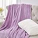 Walensee Fleece Blanket Plush Throw Fuzzy Lightweight (Twin Size 60x80 Lilac) Super Soft Microfiber Flannel Blankets for Couch, Bed, Sofa Ultra Luxurious Warm and Cozy for All Seasons