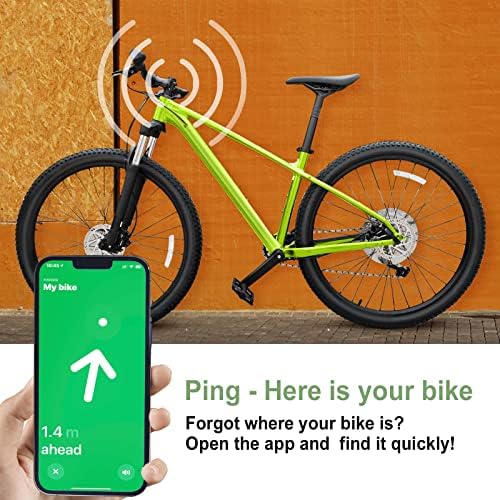 EFEALL AirTag Bike Mount for Air Tag, AntiTheft AirTag Bicycle Mounts