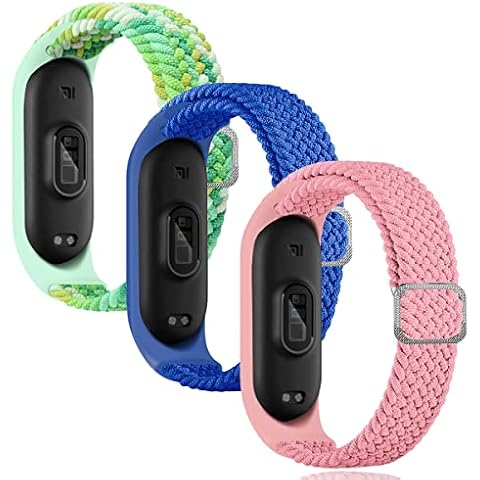 Correa de reloj de nailon para Mi Band 6/5/4/3 Cover