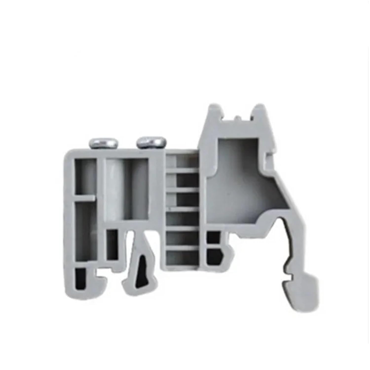 50pcs E/UK Din Rail Universal Terminal Blocks Ending/end E-UK Plastic Wiring Terminals