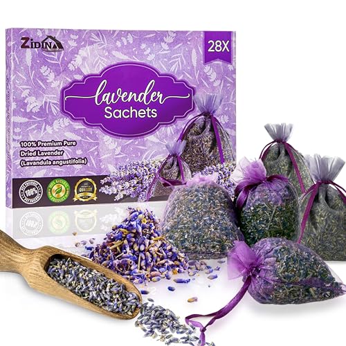 ZIDINA Set 28 Sacchetti di Lavanda