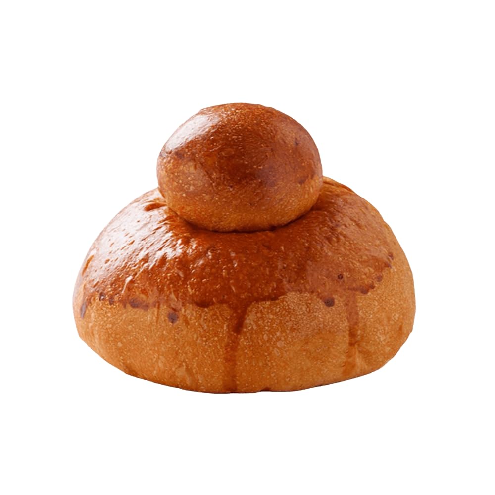 Brioche Siciliana Cu Tuppo, Brioches Artigianali per Granite e Gelati, Prodotti Tipici Siciliani In Capsula Salvafreschezza 52 Pezzi