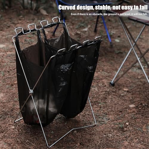 Support de rangement des déchets réglable avec cadre ultra stable - 3