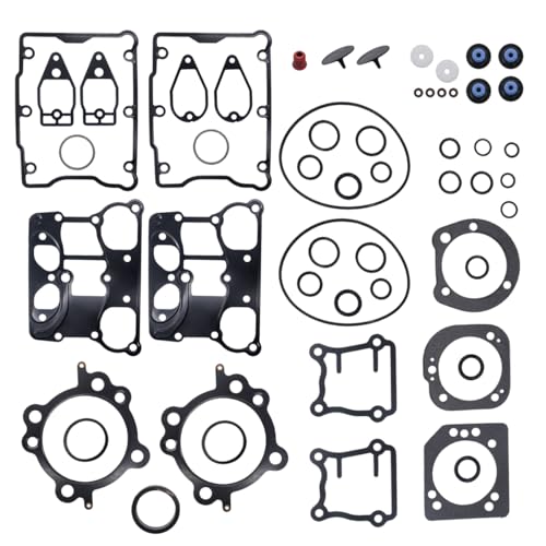 Cylinman Cylinder Top End Gasket kit Fit for Harley Davidson Dyna 1550 CC Twin Cam 95CI Big Bore 1999-2006