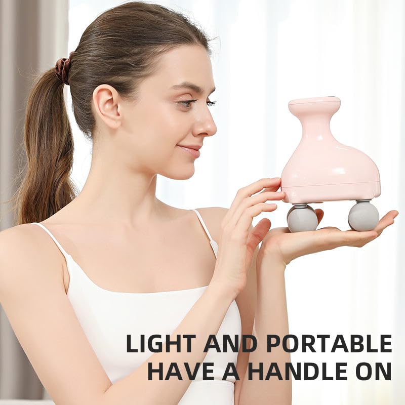 Image of Dealsure Percussion Massager Gun for Pain Relief | Rechargeable with 4 Heads | Handheld Massager Machine for Body Pain | for Back, Neck, Shoulder & Foot | Reduces Stiffness & Soreness