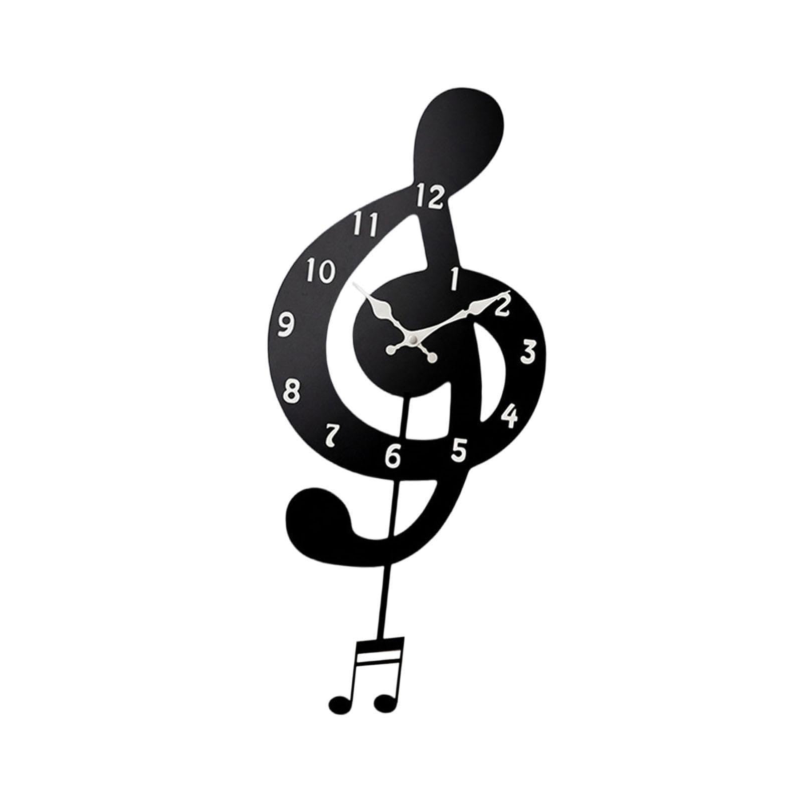 Horloge murale musicale créative et silencieuse pour salle de classe