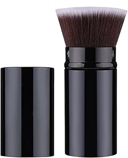 Brocha de maquillaje retráctil, cepillo facia...