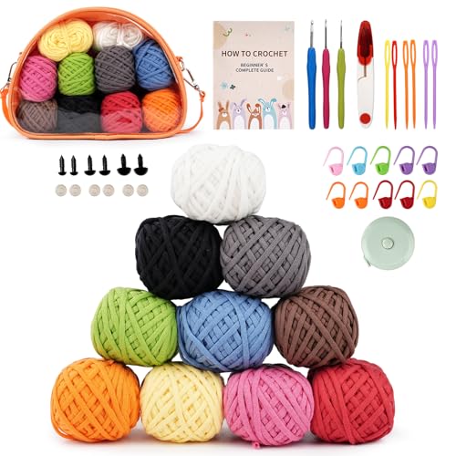 Sac de tricot LetCart complet pour crocheter en voyage et à la maison