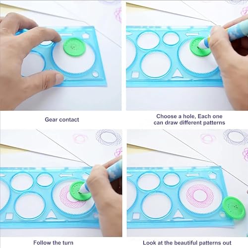 Image of Asera Birthday Return Gifts for Kids Designer Ruler Scale Kids Gift Items Birthday Stationery School Supplies, (Set of 12), Multi Color