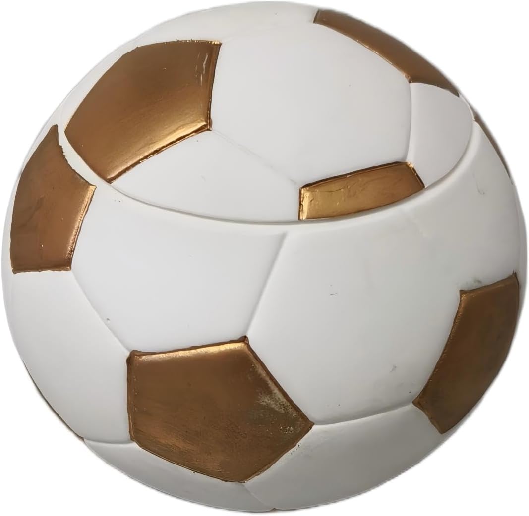 Soccer Ball Scented Candle for 2026 World Cup | Long-Lasting Soy Wax, Clean Burn | Football Fan Gift, Party & Home Decor (Golden, Rose)