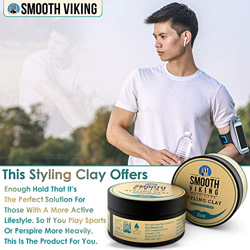 image for Smooth Viking Beard Care Hair Clay For Men | Smooth Viking Clay Pomade