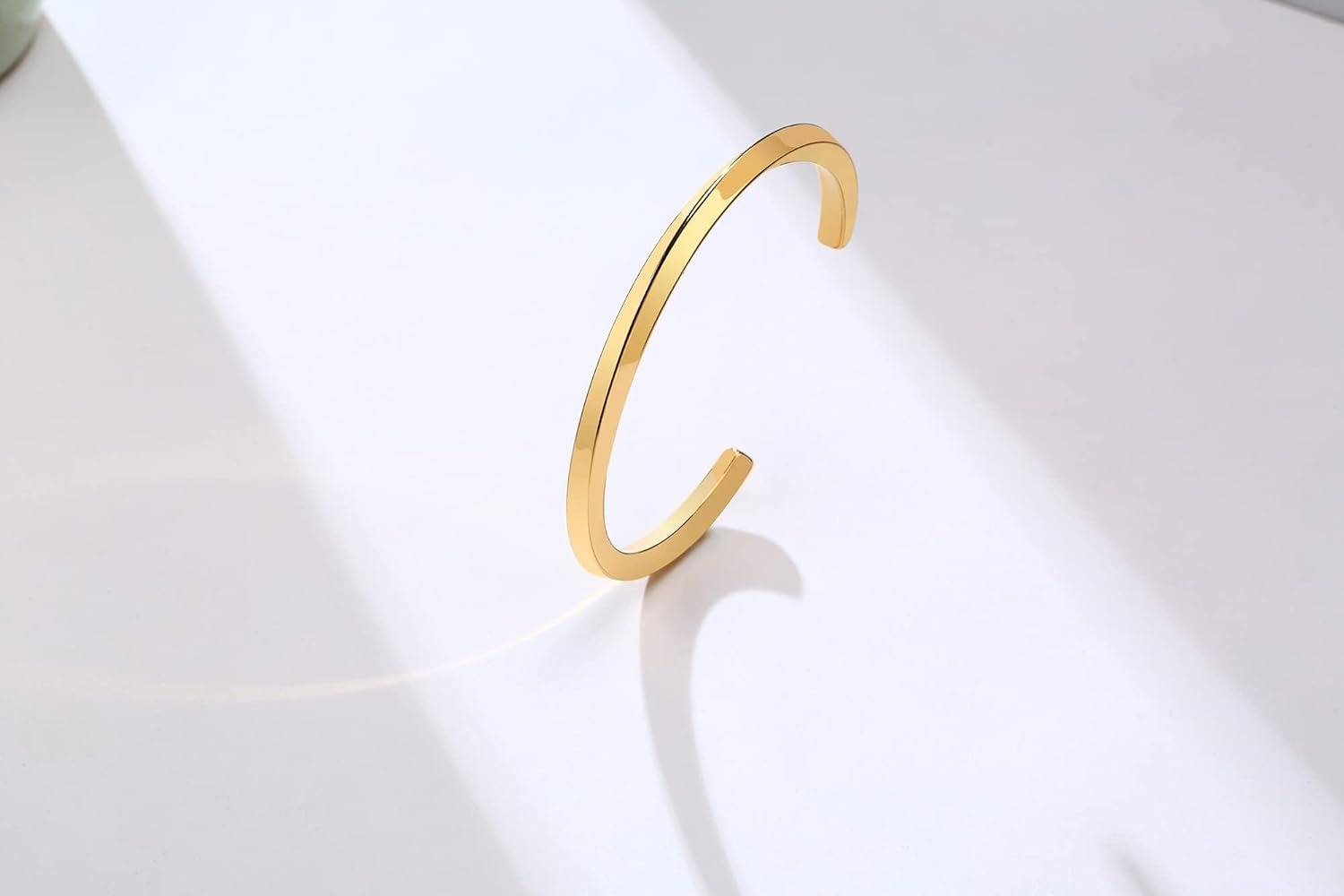 VNOX Bracelet for Men Women | Mens Stainless Steel Cuff Bracelet Bangle Twist Mobius Endless Love Bracelet | Christmas Birthday Gift for Men Women - Image 3