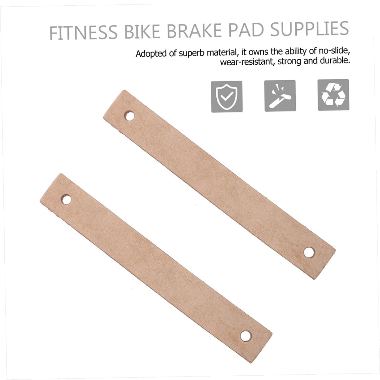 SUPVOX Les Plaquettes De Frein Accessoires Tricycle Pliant Plaquette De Frein Trousse Leviers Poignées Scooter Étagère Bloc Pièces Fixes Peau De Vache