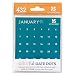 Erin Condren Designer Sticker Pack - Colorful Date Dots Stickers - 12 Monthly Sticker Sheets, 432 Stickers Total. Decorative and Cute Stickers for Customizing Planners, Notebooks, and More