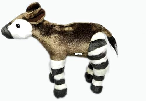 Miniatura 4 de TAMMYFLYFLY Okapi Peluche de peluche, juguete de peluche, regalos para niños, Cuddlekins de 12 pulgadas