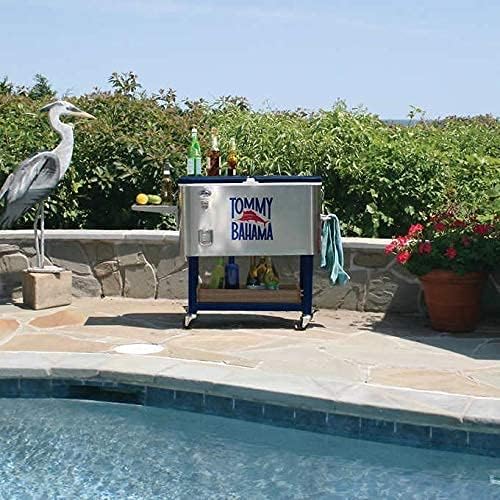 Tommy Bahama 100 Qt Stainless Steel Rolling Cooler : Amazon.ca: Sports ...