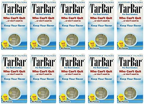 TarBar Cigarette Filters, 10 Packs, Compare with nic out, tarblock or tarstop